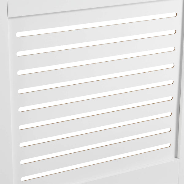 Heizungsabdeckung Charleston 78x19x82 cm mit Ablage Weiss