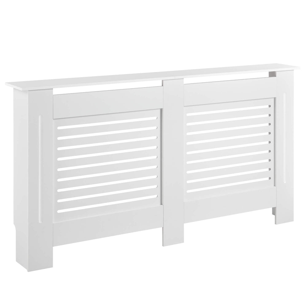 Copritermosifone Charleston 152x19x83 cm con mensola, bianco 