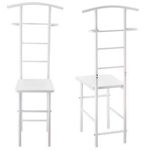 Herrendiener Stuhl Anaheim 107x45x45 cm Weiss