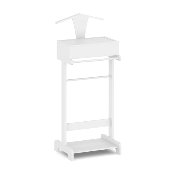 Herrendiener Kleiderständer VIRELlE 44 x 110 cm weiss