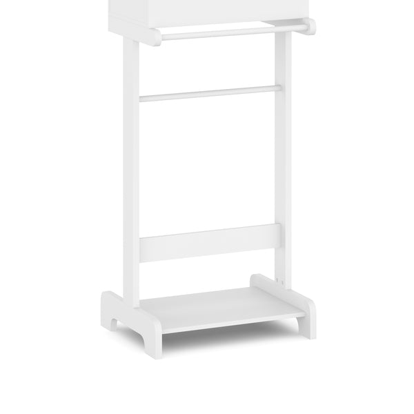 Herrendiener Kleiderständer VIRELlE 44 x 110 cm weiss