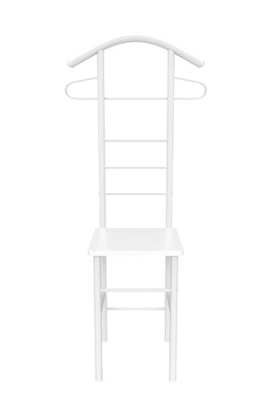 Herrendiener Kleiderständer 43 x 119 cm weiss
