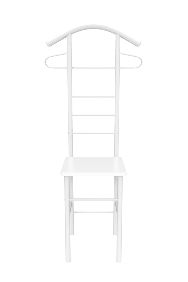 Herrendiener Kleiderständer 43 x 119 cm weiss