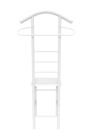 Herrendiener Kleiderständer 43 x 119 cm weiss