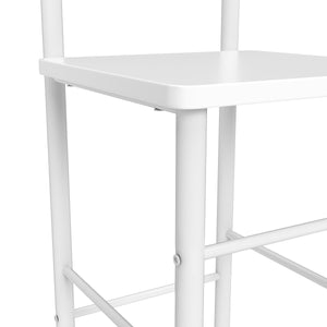 Herrendiener Kleiderständer 43 x 119 cm weiss