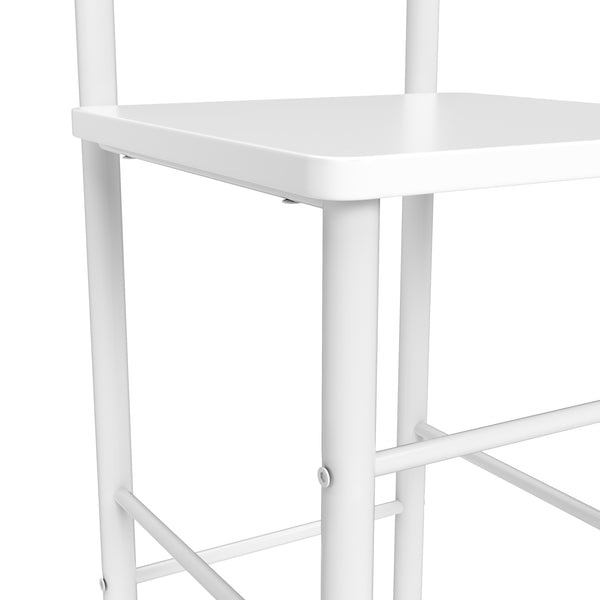 Herrendiener Kleiderständer 43 x 119 cm weiss