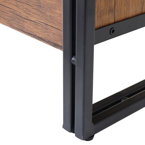Highboard HWC Kommode Wildeiche-Optik 115x80x40cm