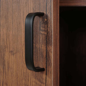 Highboard HWC Kommode Wildeiche-Optik 90x50x43cm