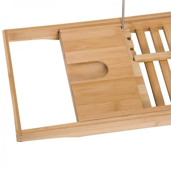 Badewannenablage 75-109cm Wannenauflage Wannenbrücke Bambus