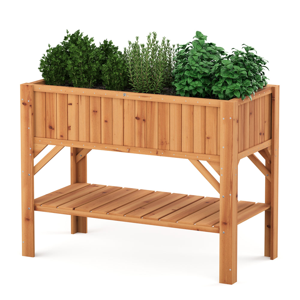 Wooden raised garden bed SEED 119 x 57 x 90 cm