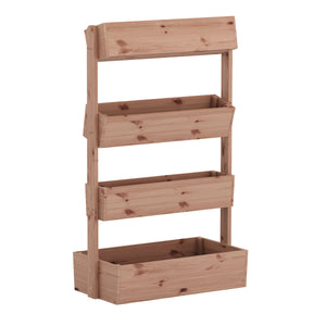 Hochbeet Vertikalbeet Holz 85 x 45 x 140 cm natur