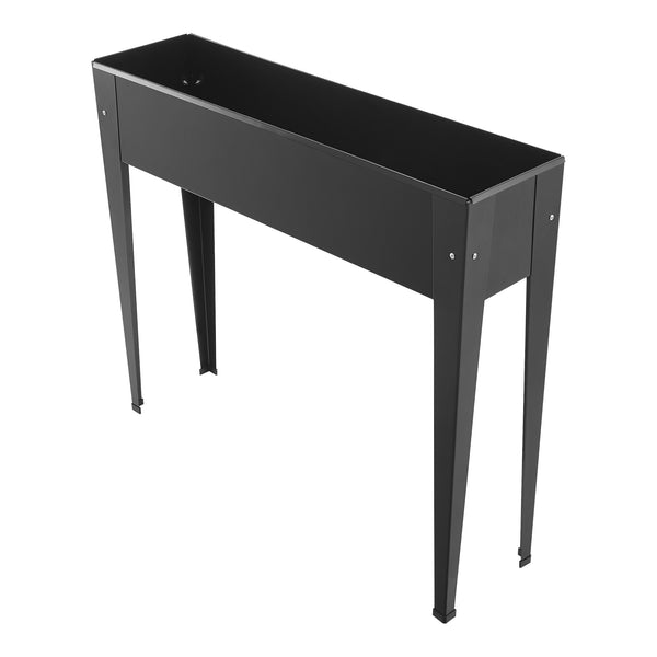 Hochbeet Lelystad 98x25x82cm Stahl Anthrazit
