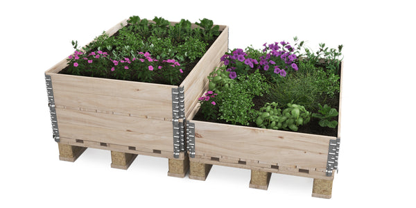 Hochbeet 2er SET mit Paletten