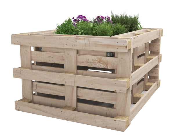 Hochbeet SET mit vier Paletten