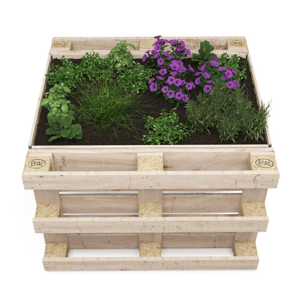 Hochbeet SET mit zwei Paletten