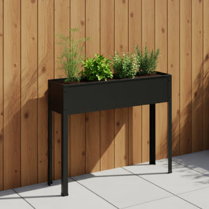 Hochbeet Stahl 100 x 27 x 80 cm