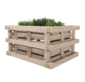 Hochbeet SET mit vier Paletten