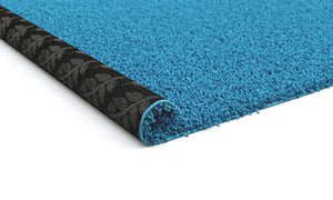 Tapis à poils longs 160 x 230 cm turquoise