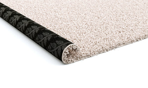 Hochflor Teppich 160 x 230 cm creme