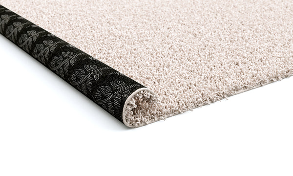 Hochflor Teppich 160 x 230 cm creme