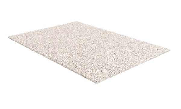 Hochflor Teppich 160 x 230 cm creme
