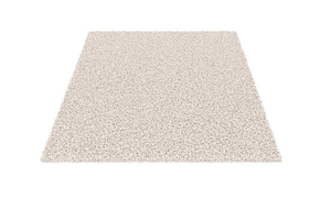 Hochflor Teppich 160 x 230 cm creme