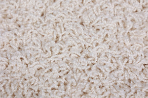 Hochflor Teppich 160 x 230 cm creme