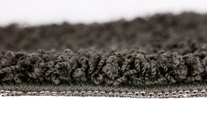 Moquette à poils longs 160 x 230 cm anthracite