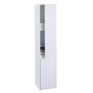 Hochschrank JAM-L86 Badezimmerschrank 160x33cm weiss