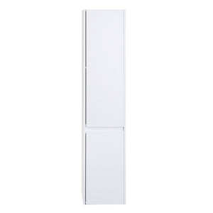 Hochschrank JAM-L86 Badezimmerschrank 160x33cm weiss