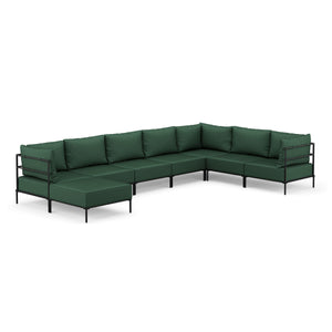 Hocker ETHAN dunkelgrün