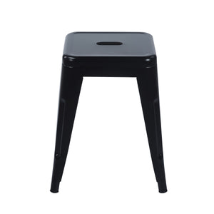 Metal stool METALLIX black