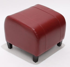 Hocker Sitzwürfel Emmen LEDER rot
