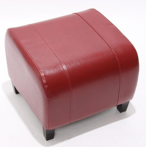 Hocker Sitzwürfel Emmen LEDER rot