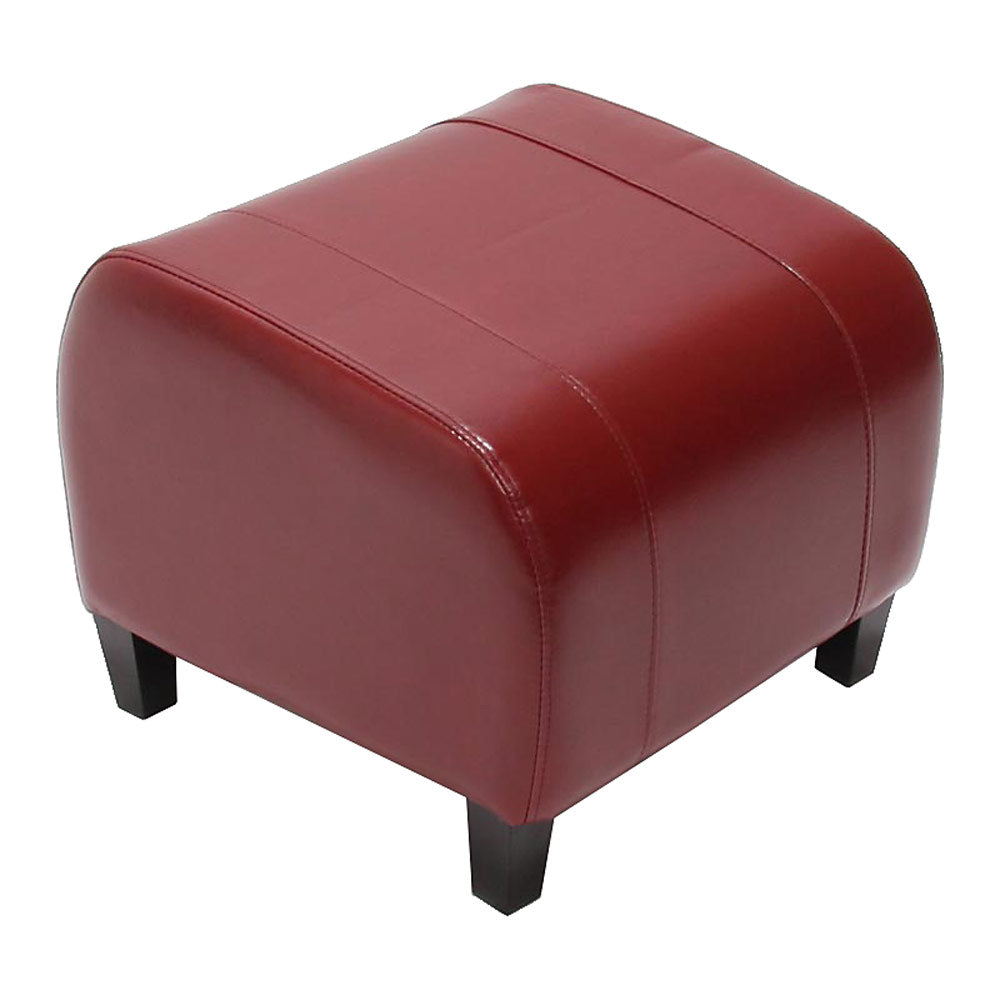 Hocker Sitzwürfel Emmen LEDER rot