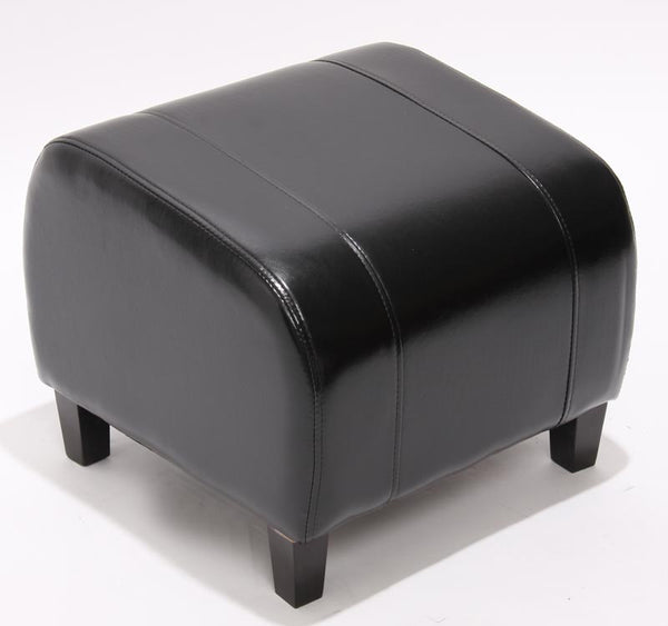 Hocker Sitzwürfel Emmen LEDER schwarz