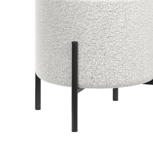 Hocker Teddy BRILON weiss