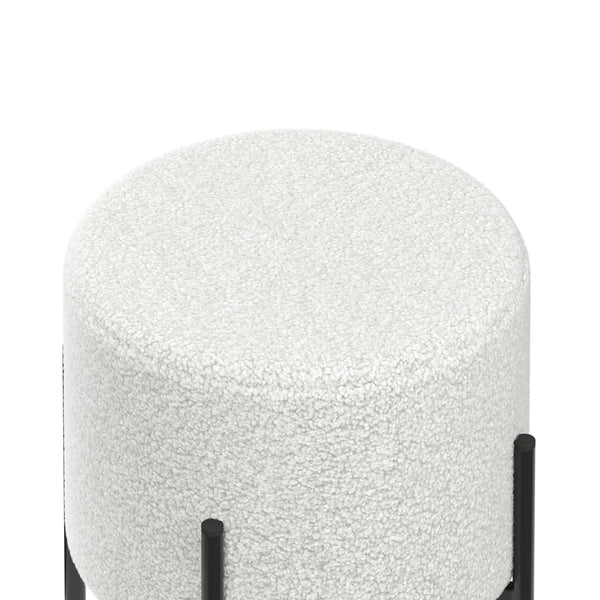 Hocker Teddy BRILON weiss
