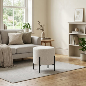 Hocker Teddy BRILON weiss