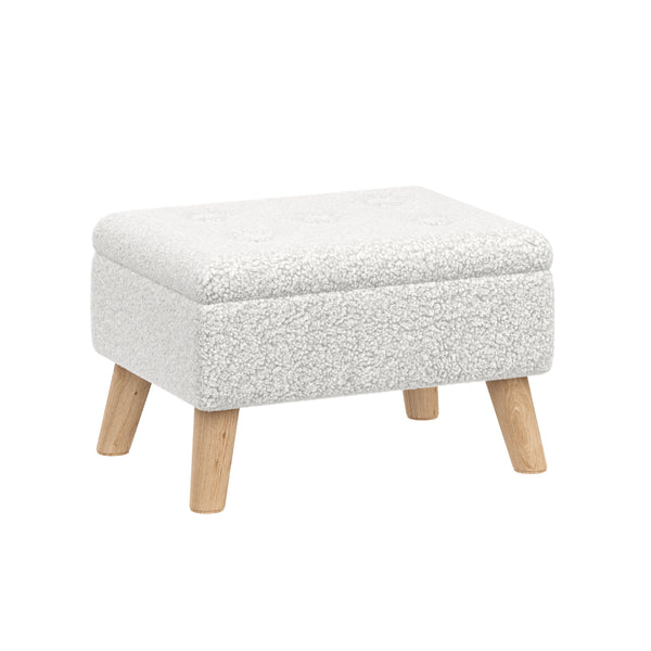 Hocker Teddy CALW mit Stauraum weiss