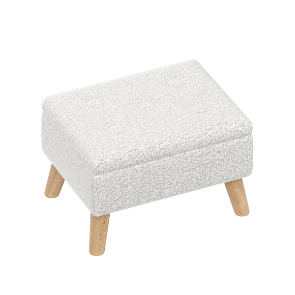 Hocker Teddy CALW mit Stauraum weiss