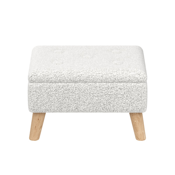 Hocker Teddy CALW mit Stauraum weiss