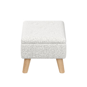 Hocker Teddy CALW mit Stauraum weiss