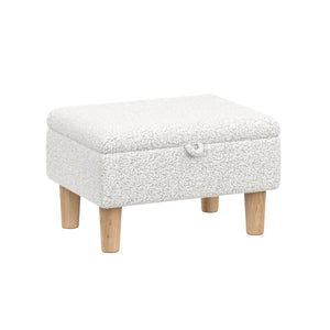 Hocker Teddy CHAM mit Stauraum weiss