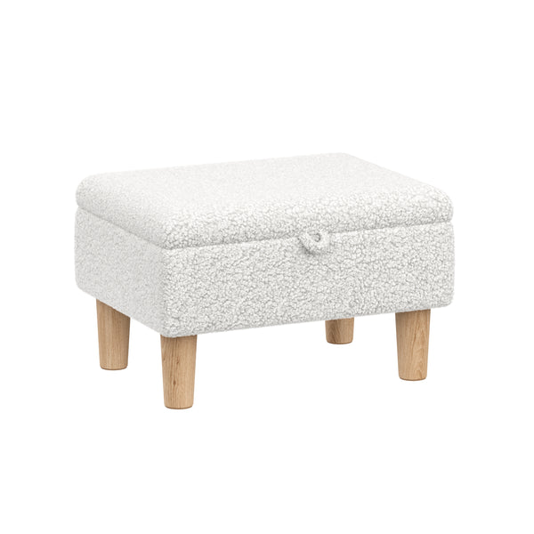 Hocker Teddy CHAM mit Stauraum weiss