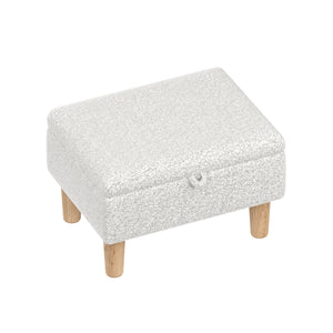 Hocker Teddy CHAM mit Stauraum weiss