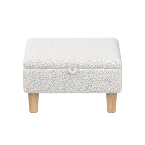Hocker Teddy CHAM mit Stauraum weiss