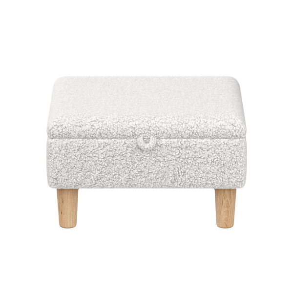 Hocker Teddy CHAM mit Stauraum weiss