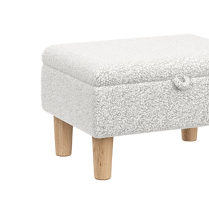 Hocker Teddy CHAM mit Stauraum weiss