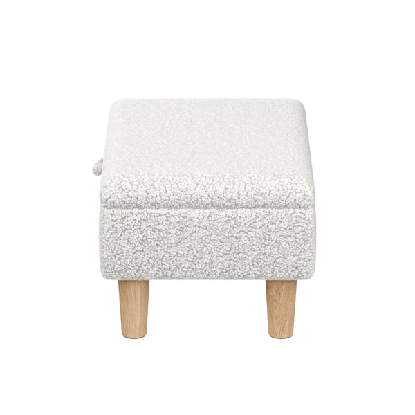 Hocker Teddy CHAM mit Stauraum weiss